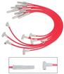 MSD; Super Conductor 8.5mm Spark Plug Wire Set; Ford 351C-460; With HEI Distributor Cap; Red