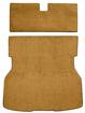 1979-82 Mustang Rear Cargo Area Cut Pile Carpet Set with Mass Backing - Chamois