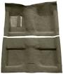 1964 Mustang Convertible Passenger Area Loop Floor Carpet Set with Mass Backing - Ivy Gold