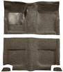 1965-68 Mustang Fastback Passenger Area Loop Floor Carpet with Mass Backing - Parchment