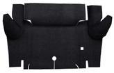 1964-66 Mustang Convertible Loop Trunk Floor Carpet - Black