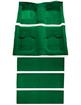 1969-70 Mustang Fastback Nylon Loop Floor & Fold Down Carpet Set with  Mass Backing - Green