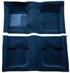 1971-73 Mustang Coupe / Fastback Passenger Area Nylon Loop Carpet with Mass Backing - Dark Blue