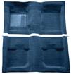 1971-73 Mustang Coupe / Fastback Passenger Area Nylon Loop Carpet with Mass Backing - Medium Blue