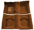 1971-73 Mustang Convertible Passenger Area Nylon Loop Floor Carpet with Mass Backing - Ginger