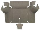 1967-68 Mustang Coupe Loop Trunk Floor Carpet - Parchment