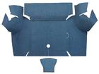 1967-68 Mustang Coupe Loop Trunk Floor Carpet - Medium Blue