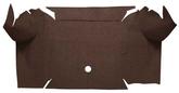 1967-68 Mustang Convertible Loop Trunk Carpet - Dark Brown
