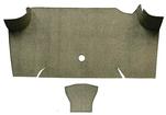 1967-68 Mustang Fastback Loop Trunk Carpet - Ivy Gold