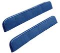 1971-73 Mustang Nylon Door Panel Carpet Inserts - Medium Blue