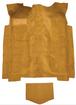 1978 Mustang II  Molded Cut Pile Passenger Area Carpet Set with Tail - Chamois
