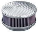 OTB Gear Dual Quad Air Cleaner - Full-Finned with Straight Base