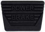 1962-67 GM Brake Pedal Pad With Power Brake Logo - W/ MT & Power Brakes 