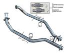 1999-04 Ford Mustang; 4.6L V8; Pypes 2.5" H-Pipe; With Catalytic Converters 