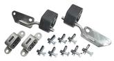 1999-04 Ford Mustang; Pypes Exhaust Hanger Kit; Stainless Steel Brackets With Rubber Insulators & Hardware