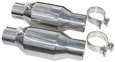 1986-10 Ford Mustang; Pypes High Flow Mini Catalytic Converters; With 2.5" Inlet And Outlet; Ceramic