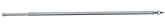 1967-68 AM/FM Antenna Mast Oval Tip - Telescoping 18"- 46" With Threaded End - Stainless Steel
