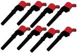 MSD; 1999-14 Ford 4.6L/5.4L; 4-Valve; COP Coil; 8-Pack; Red