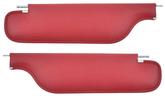 1967-68 Camaro Coupe - Sun Visors (Madrid Grain Vinyl) - Red