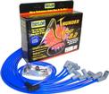 Blue Taylor Thunder Volt Small Block w/o HEI Over Valve Cover Ignition Wire Set w/90° Plug Boots