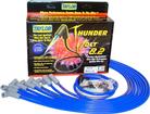 Blue Taylor Thunder Volt Small Block w/o HEI Under Headers Ignition Wire Set w/90° Plug Boots