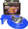 Universal Fit V8 Blue Taylor 409 Pro Race Ignition Wire Set with 135° Plug Boots