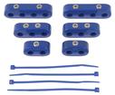 Blue 6 Piece Taylor Clamp-Style 7-8.2 MM Wire Separator Set 