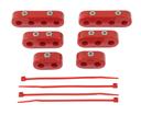 Red 6 Piece Taylor Clamp-Style 7-8.2 MM Wire Separator Set 