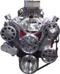 GM Serpentine Front Drive System, Small Block Chevy, with A/C & Power Steering - Machined