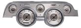1967-68 Mustang Classic Instruments Electronic All American 5 Gauge Set with Brushed Aluminum Bezel