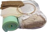 1960-79 Upholstery Installation Padding Kit For Rear Bench Seat