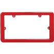 Zagato ABS License Plate Frame; Torch Red
