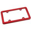 Zagato ABS License Plate Frame; Crystal Red