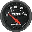 Auto Meter Z-Series 2-1/16" Short Sweep 100º-250º Electric Water Temperature Gauge