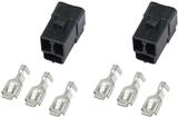 1930-2015 Auto Meter 3 Terminal Wiring Connector For Electric (Short Sweep) Gauges Qty2