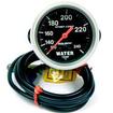 Auto Meter Sport Comp Series 2-5/8" Full Sweep 120º-240º F Mechanical Water Temperature Gauge