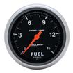 Auto Meter Sport Comp Series 2-5/8" Full-Sweep 15 PSI Electric Fuel Pressure Gauge