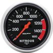 Auto Meter Sport Comp Series 2-5/8" Full-Sweep 0-1600 PSI Electric  Nitrous Pressure Gauge