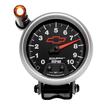 SportComp II 3-3/4" 10,000 RPM Pedestal Mount Tachometer with LED Shift Light - Chevy Bowtie