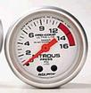 Auto Meter Ultra-Lite Series 2-1/16" 0-2000 PSI Mechanical Nitrous Pressure Gauge