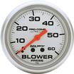 Auto Meter Ultra-Lite Series 2-5/8" 60 PSI Mechanical Full Sweep Blower Pressure Gauge