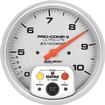 Auto Meter Ultra-Lite 5" Full Sweep 10,000 RPM In Dash Dual Range Tachometer with Recall