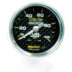 Auto Meter Carbon Fiber Series 2-1/16" Full-Sweep 0-100 PSI Mechanical Fuel Pressure Gauge