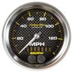 Auto Meter Carbon Fiber 3-3/8" 140 MPH Programmable Electronic In Dash Speedometer GPS