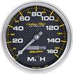 Auto Meter Carbon Fiber Series 5" 160 MPH Programmable Electronic In Dash Speedometer