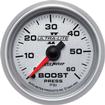 Auto Meter Ultra-Lite II Series 2-1/16" 0-60 PSI Full-Sweep Mechanical Boost Gauge