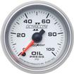 Auto Meter Ultra-Lite II Series 2-1/16" Full Sweep 0-100 PSI Electric Oil Pressure Gauge