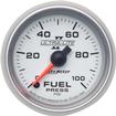 Auto Meter Ultra-Lite II Series 2-1/16" Full-Sweep 0-100 PSI Electric Fuel Pressure Gauge