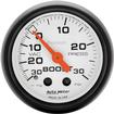 Auto Meter Phantom Series 2-1/16" Full-Sweep 30 PSI / 30" Hg Mechanical  Boost / Vacuum Gauge