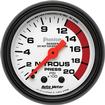 Auto Meter Phantom Series 2-1/16" Full Sweep 0-2000 PSI Mechanical Nitrous Pressure Gauge